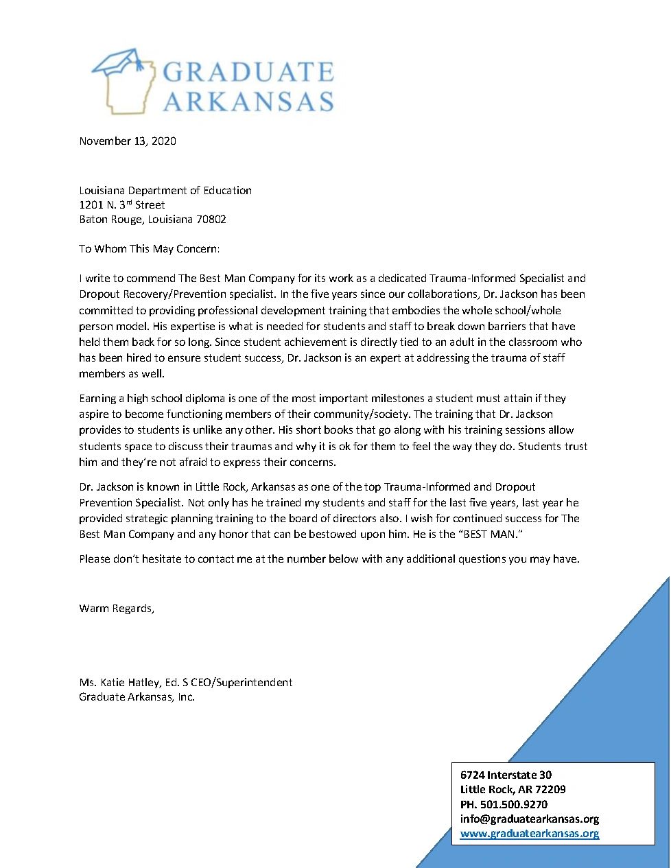 Graduate Arkansas, Inc.